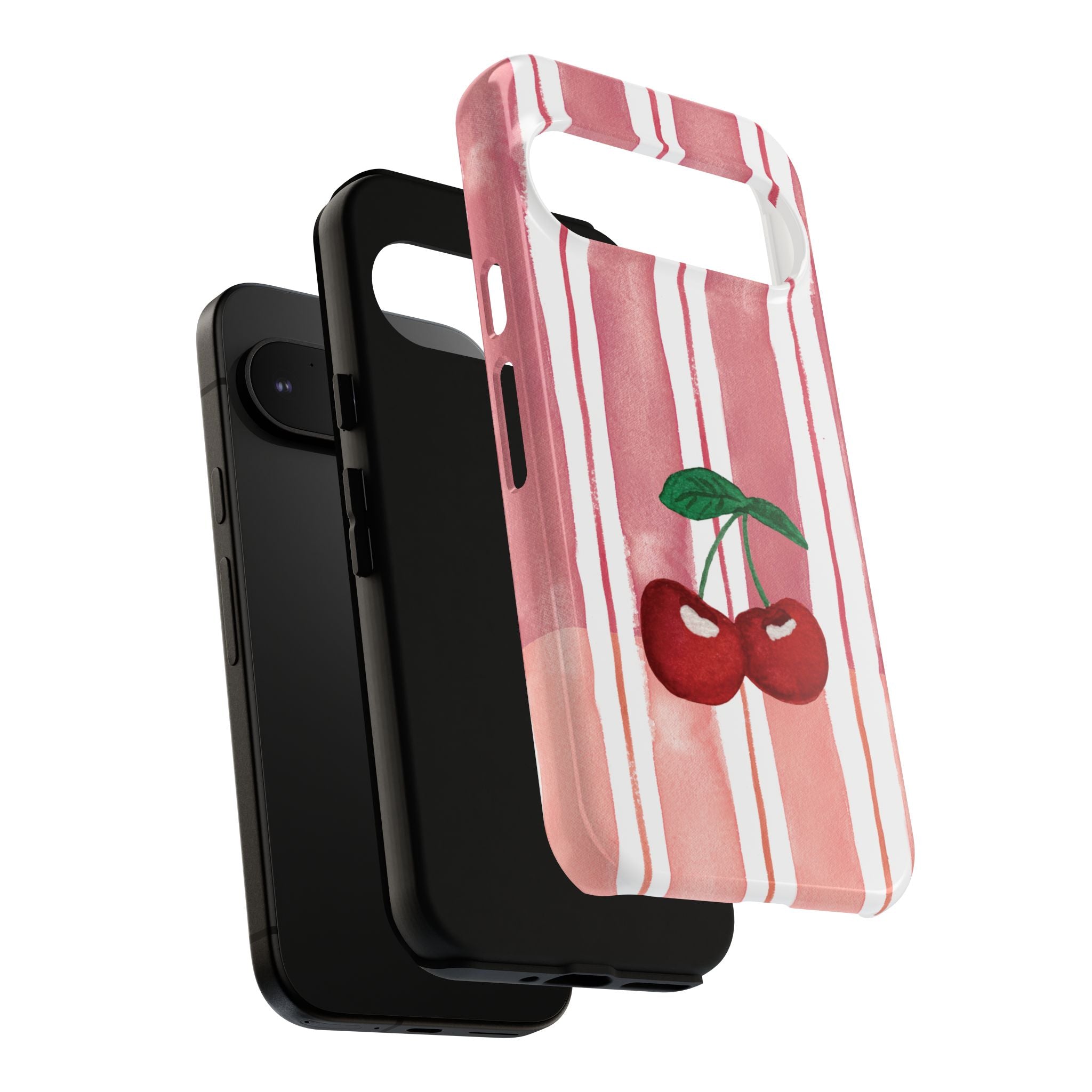 Cherry Orchard Stripes Phone Case