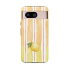 Lemon Orchard Stripes Phone Case