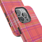 Golden Girl Plaid Magnetic Phone Case