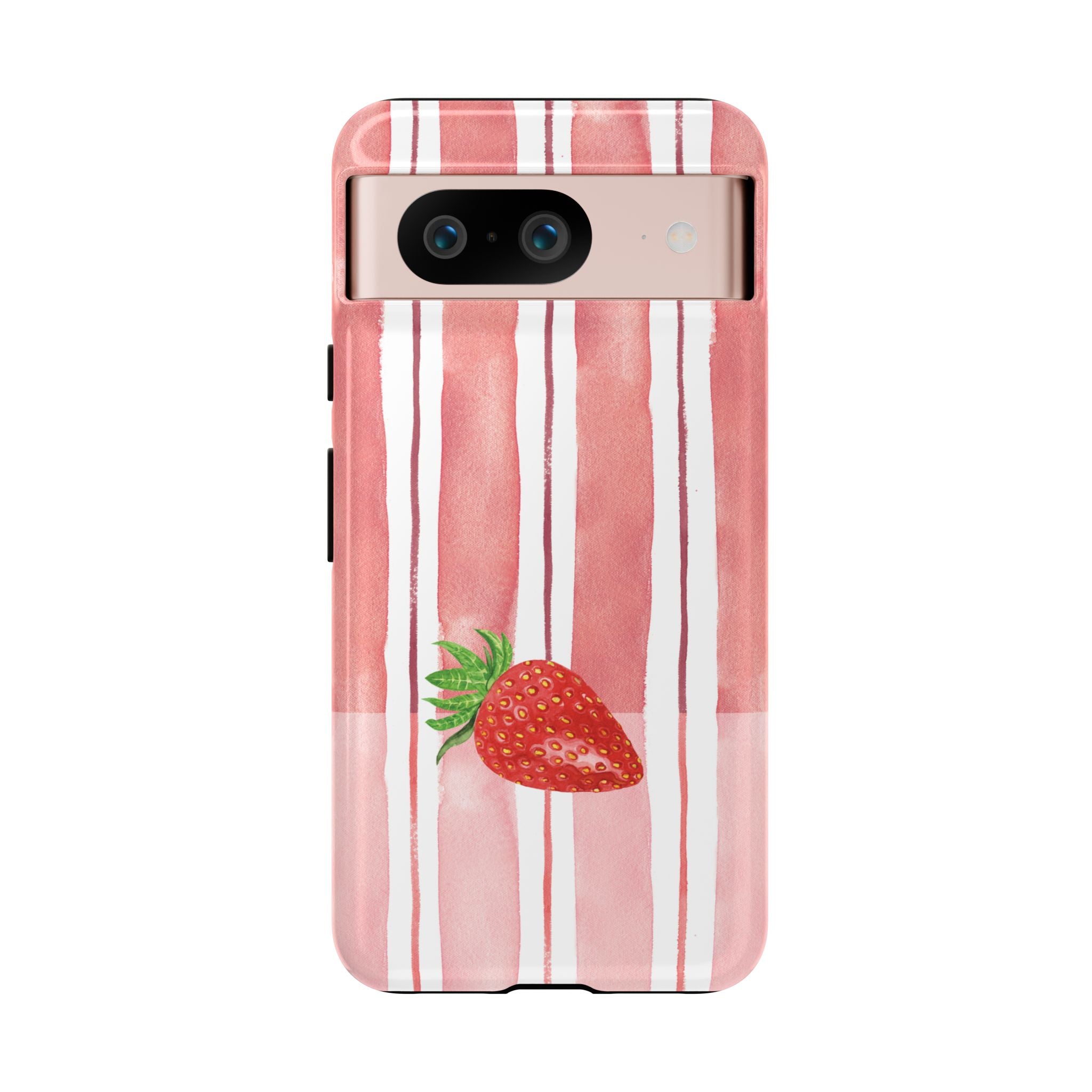 Strawberry Orchard Stripes Phone Case