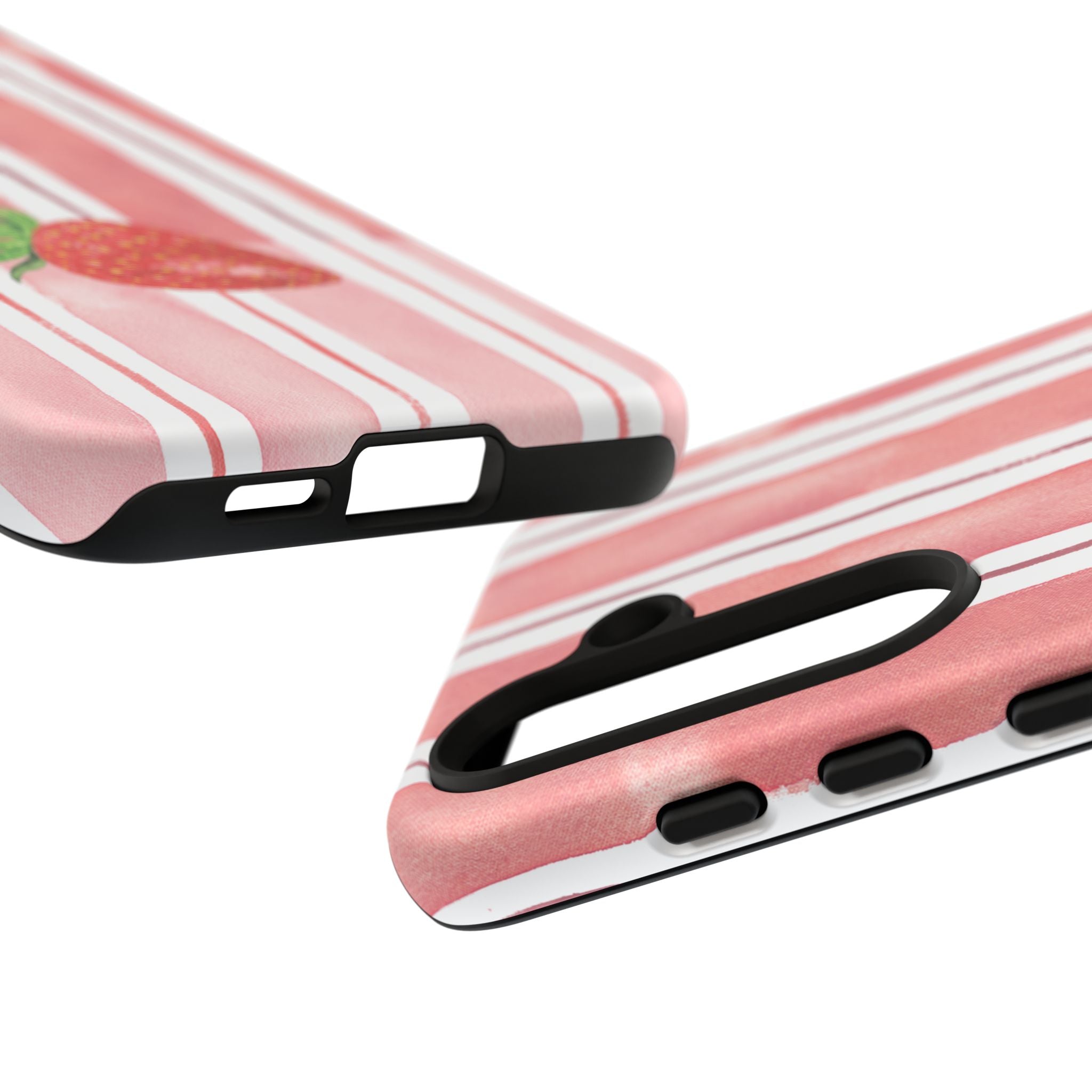 Strawberry Orchard Stripes Phone Case