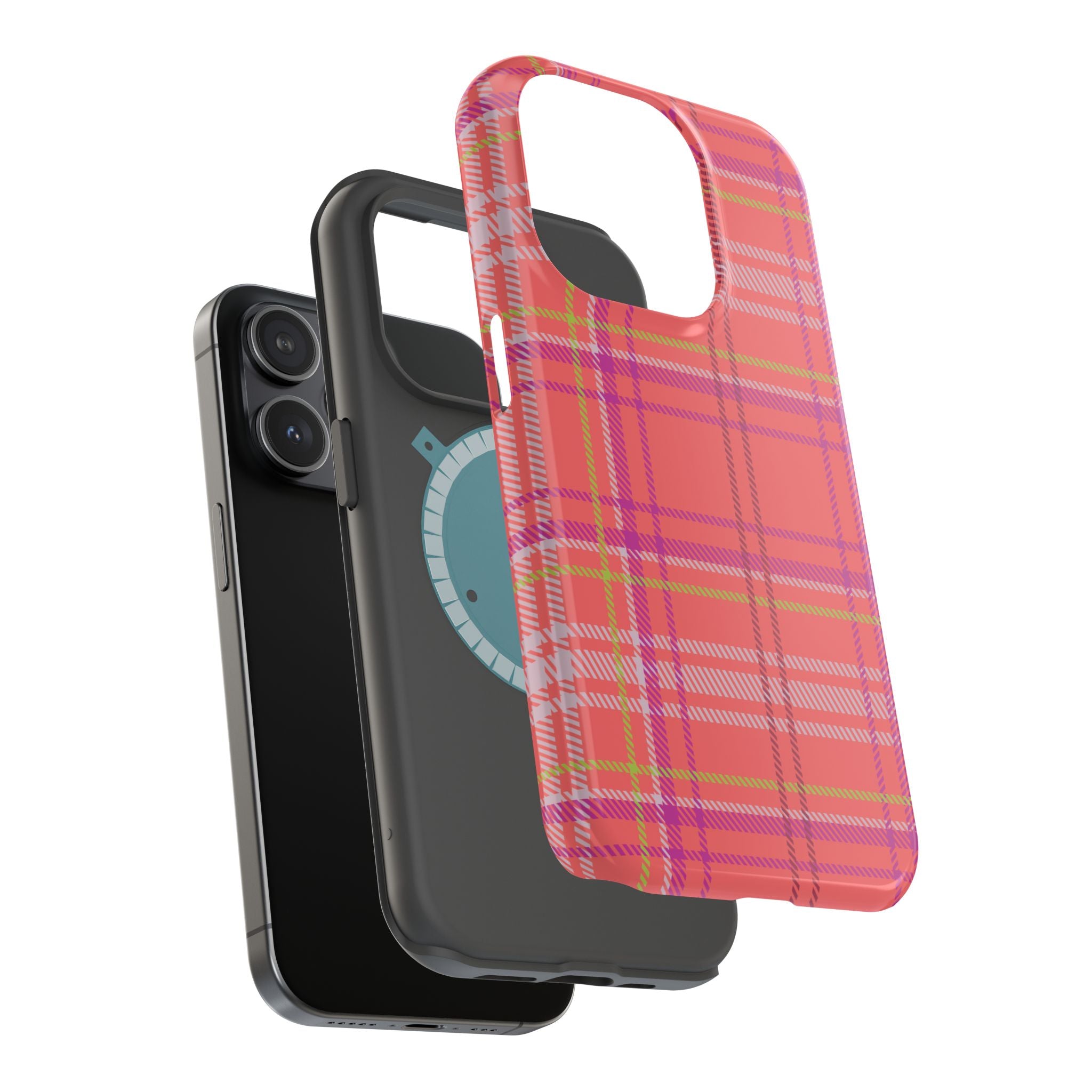Golden Girl Plaid Magnetic Phone Case