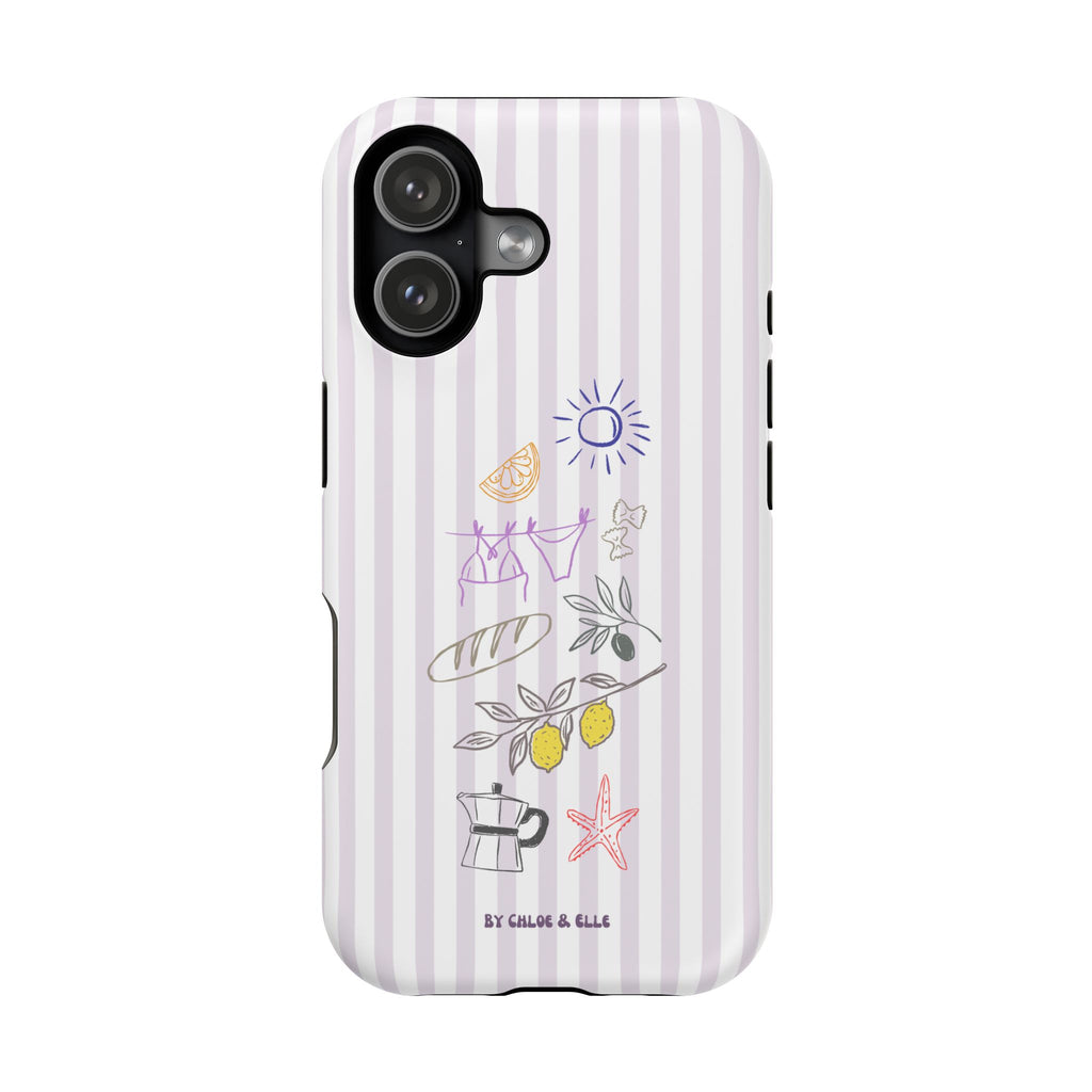 Amalfi Dreaming Petunia Phone Case