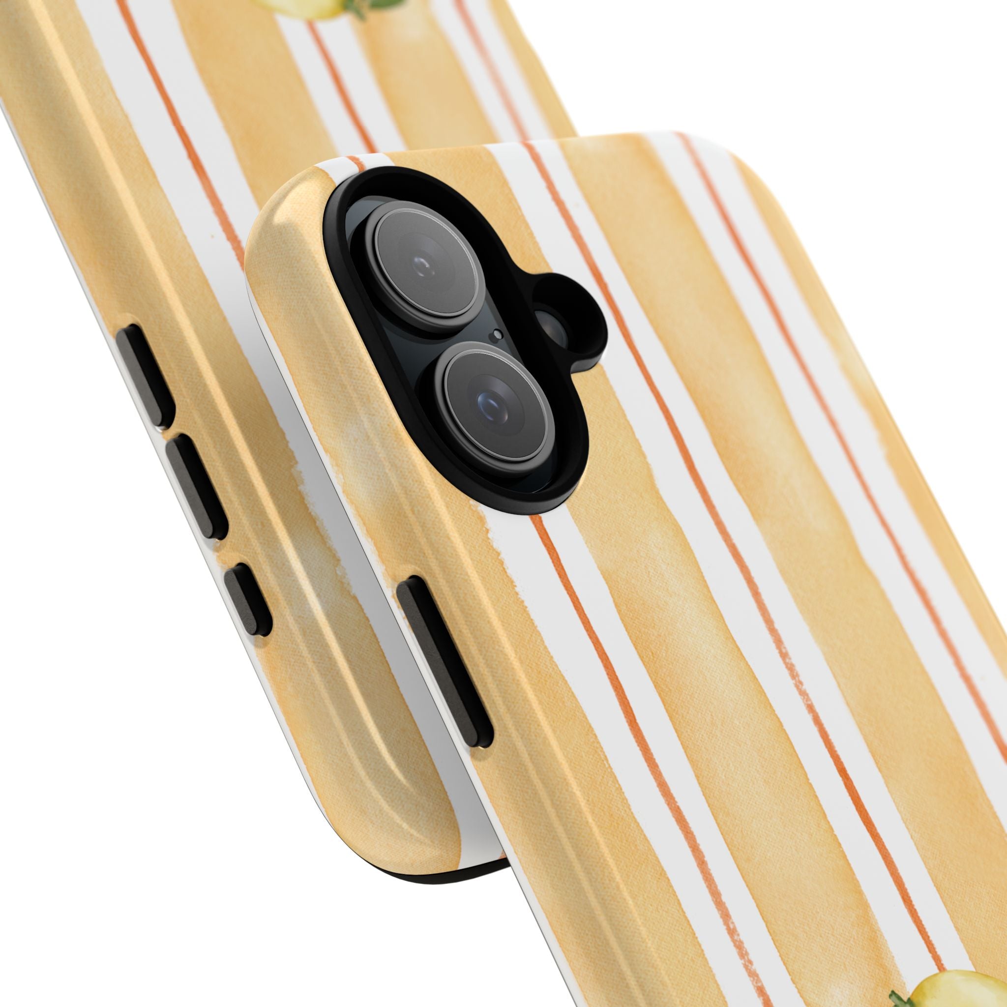 Lemon Orchard Stripes Phone Case