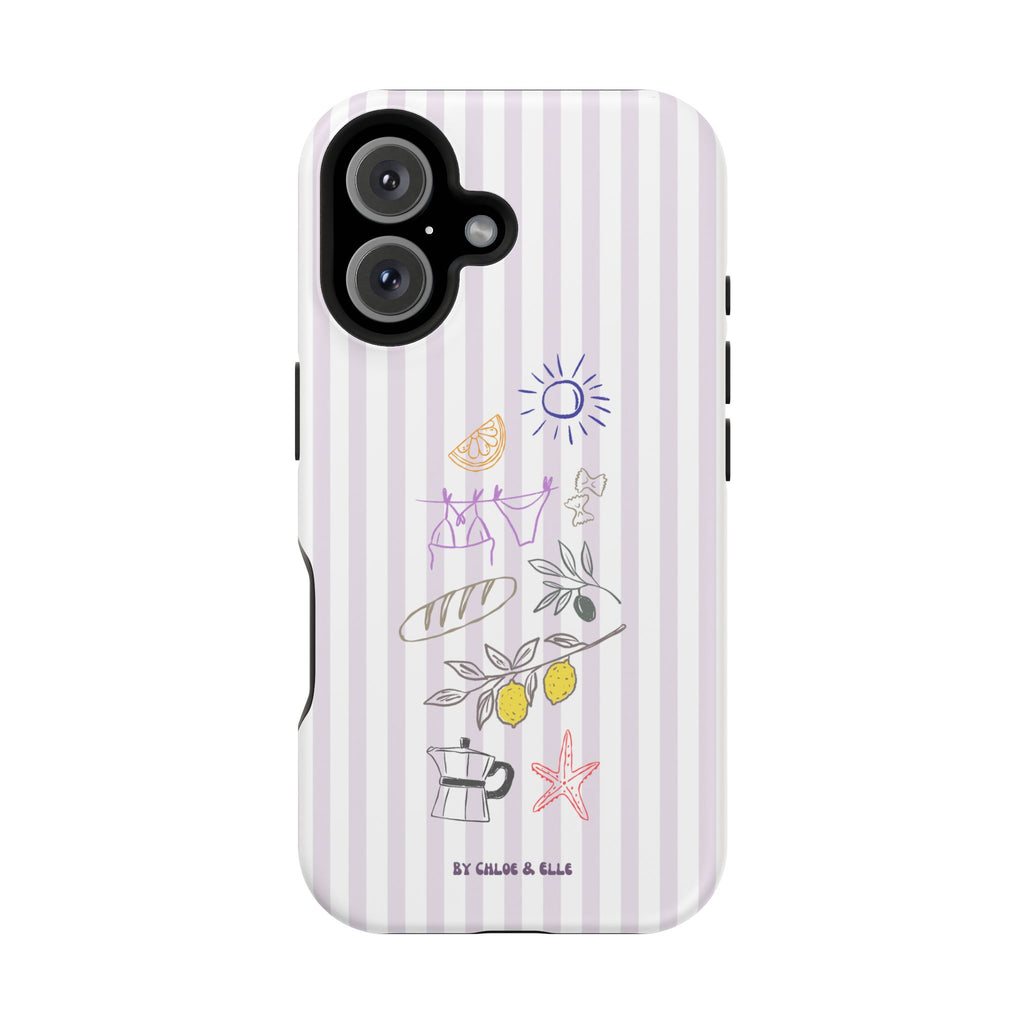 Amalfi Dreaming Petunia Phone Case