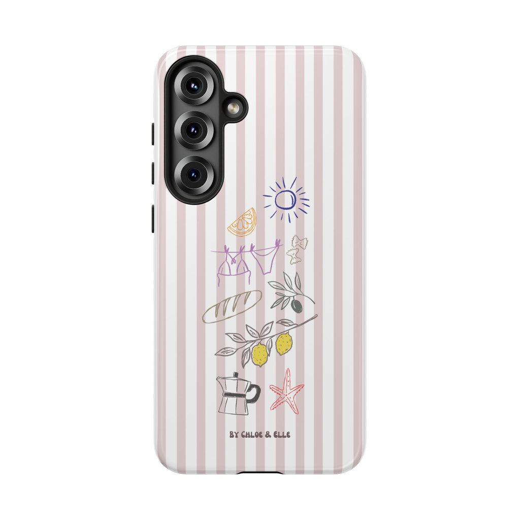 Amalfi Dreaming Rose Phone Case