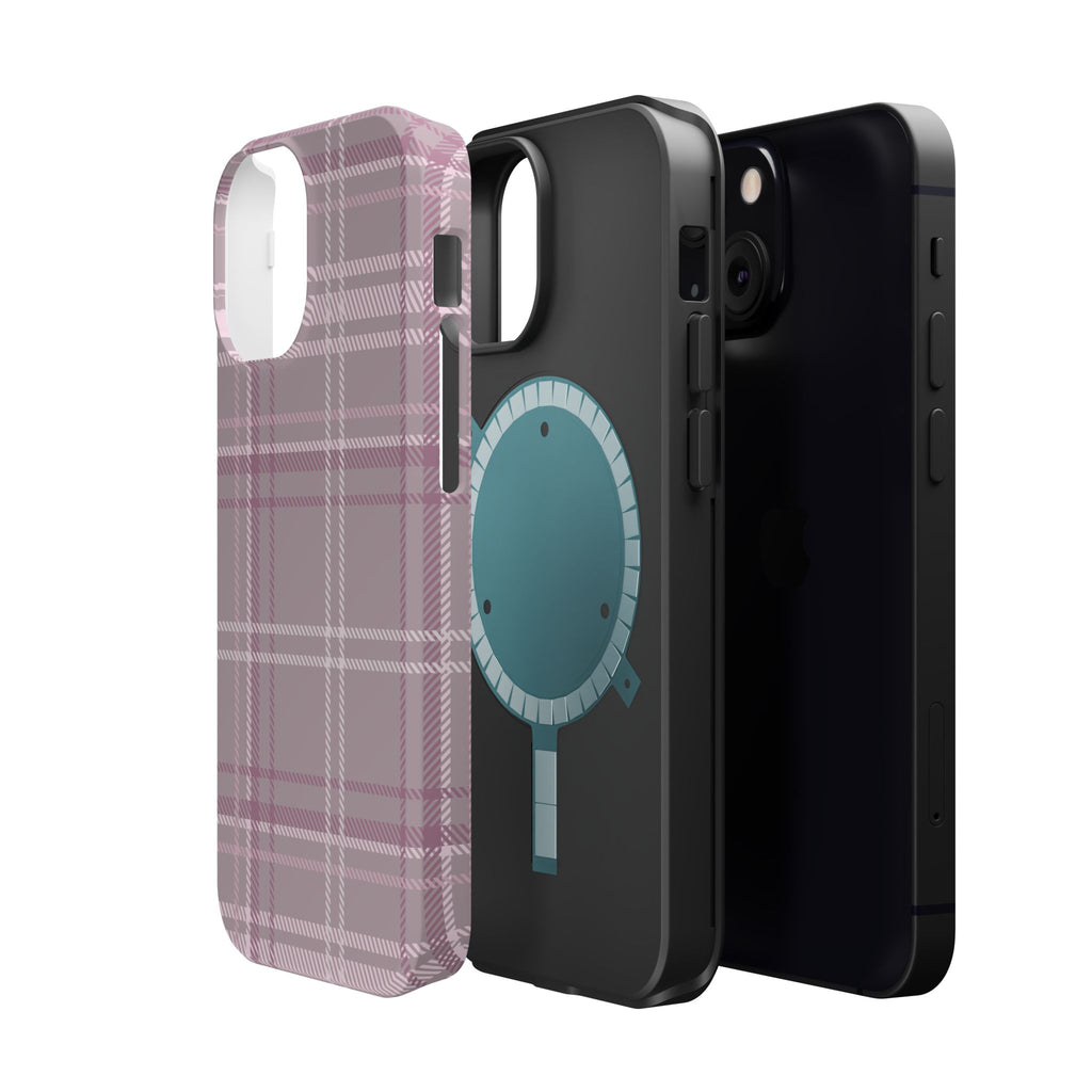 The Plaid Edit Mauve Phone Case
