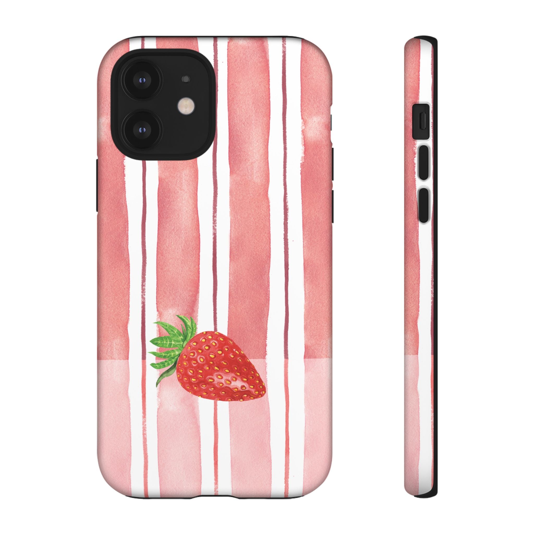 Strawberry Orchard Stripes Phone Case
