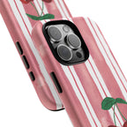 Cherry Orchard Stripes Phone Case