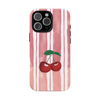 Cherry Orchard Stripes Phone Case