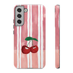 Cherry Orchard Stripes Phone Case