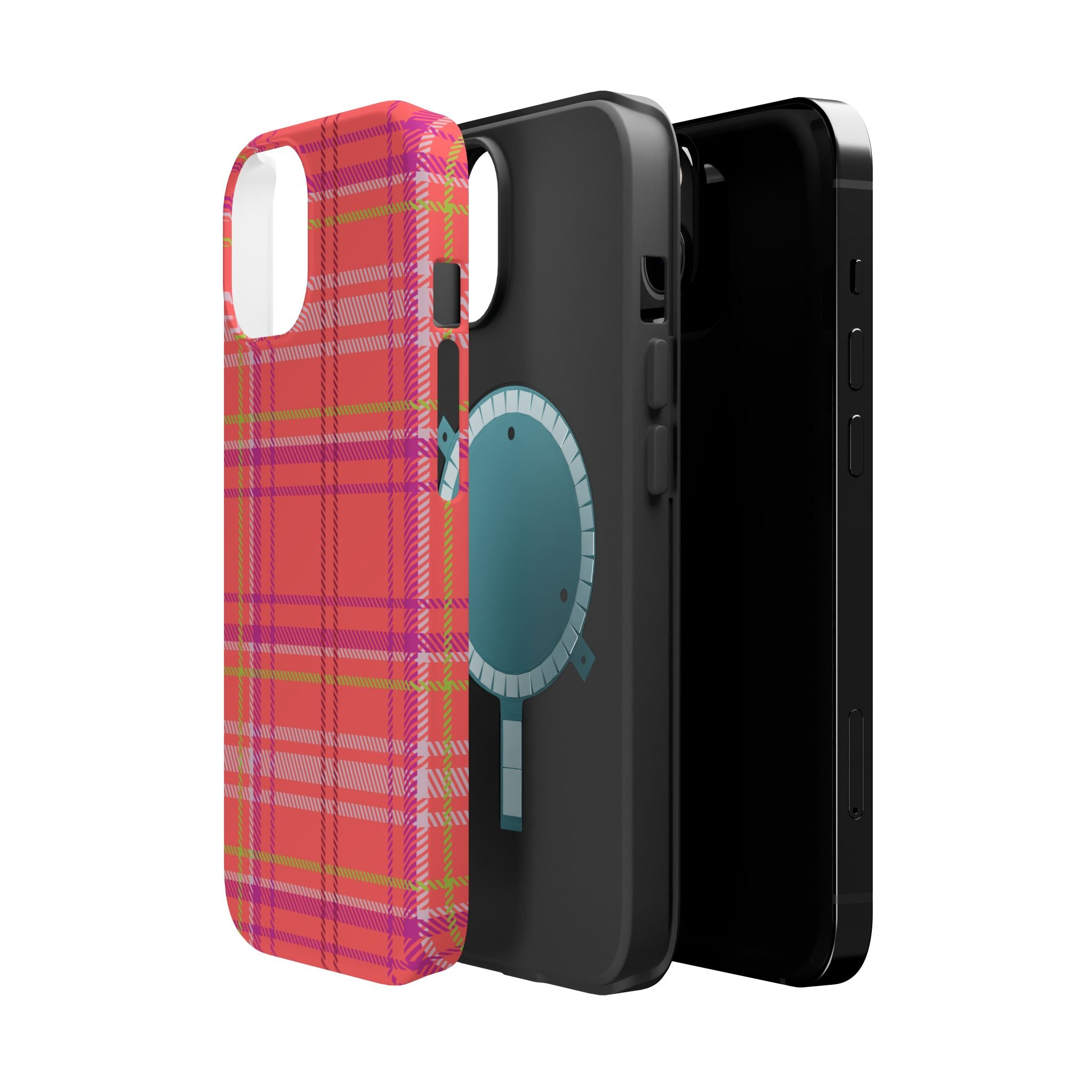 Golden Girl Plaid Magnetic Phone Case