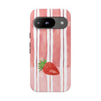 Strawberry Orchard Stripes Phone Case