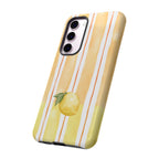 Lemon Orchard Stripes Phone Case