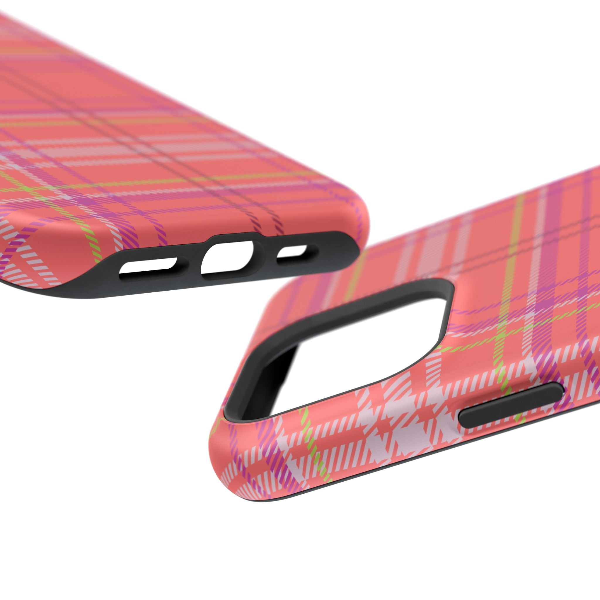 Golden Girl Plaid Magnetic Phone Case