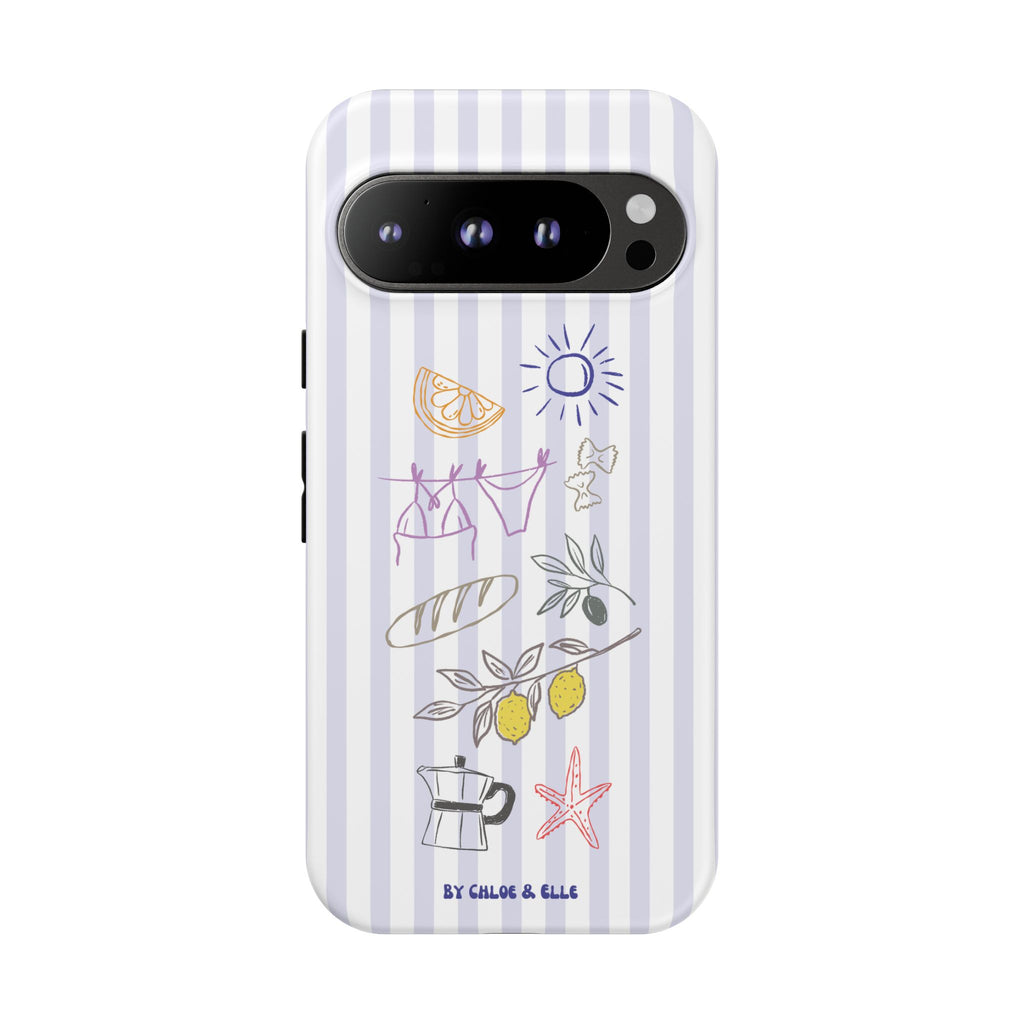 Amalfi Dreaming Blue Waters Phone Case