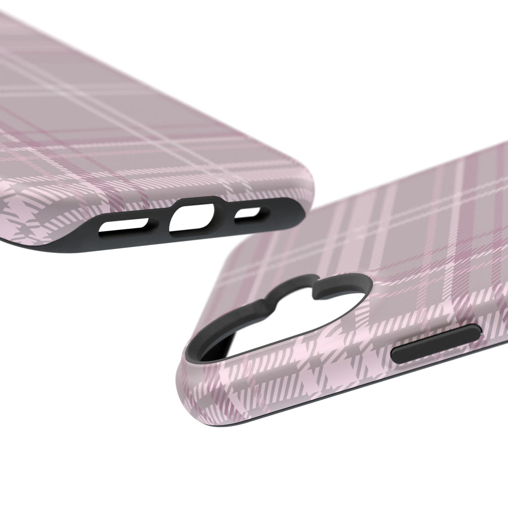 The Plaid Edit Mauve Phone Case
