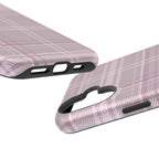 The Plaid Edit Mauve Phone Case
