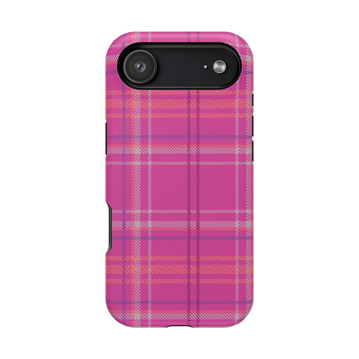 Berry Crush Plaid Magnetic Phone Case