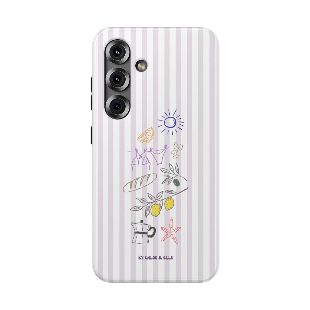 Amalfi Dreaming Petunia Phone Case