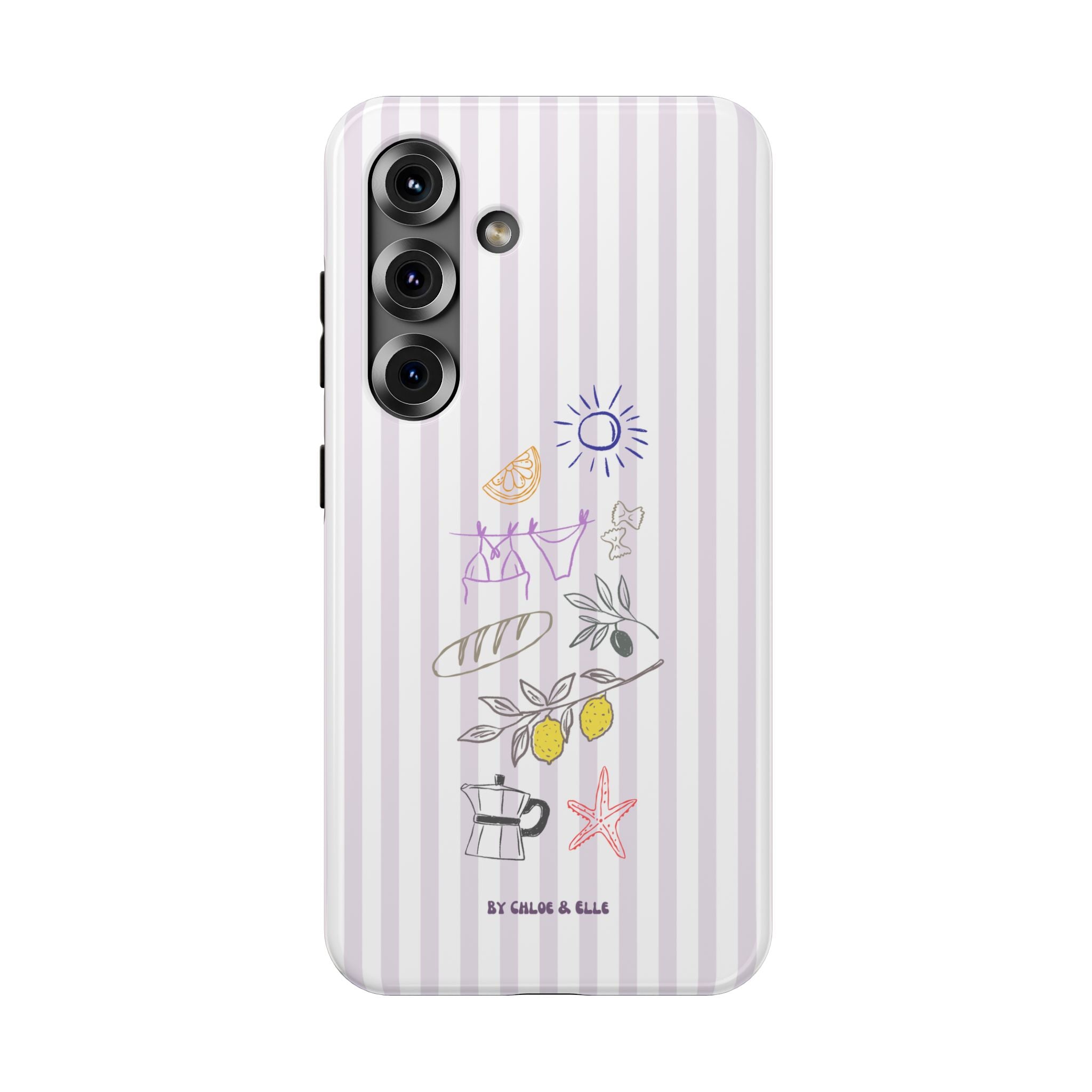 Amalfi Dreaming Petunia Phone Case