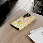 Lemon Orchard Stripes Phone Case