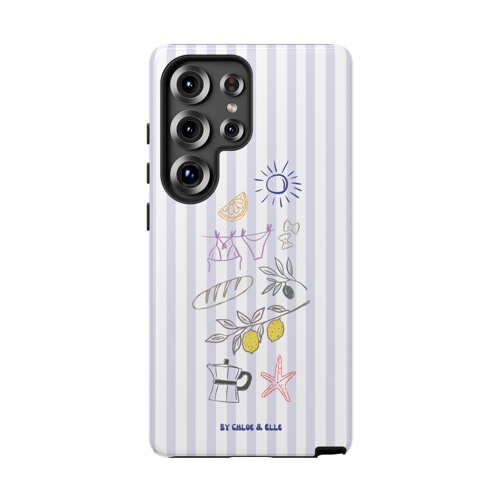 Amalfi Dreaming Blue Waters Phone Case