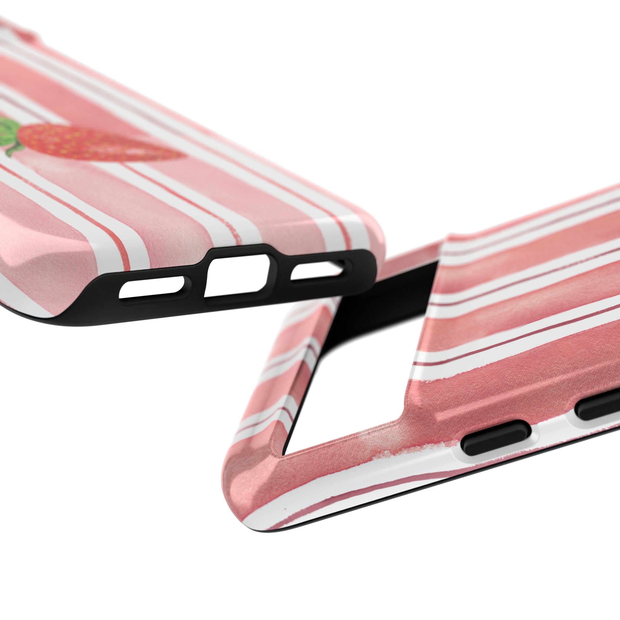 Strawberry Orchard Stripes Phone Case
