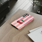 Cherry Orchard Stripes Phone Case