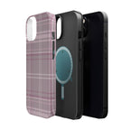 The Plaid Edit Mauve Phone Case