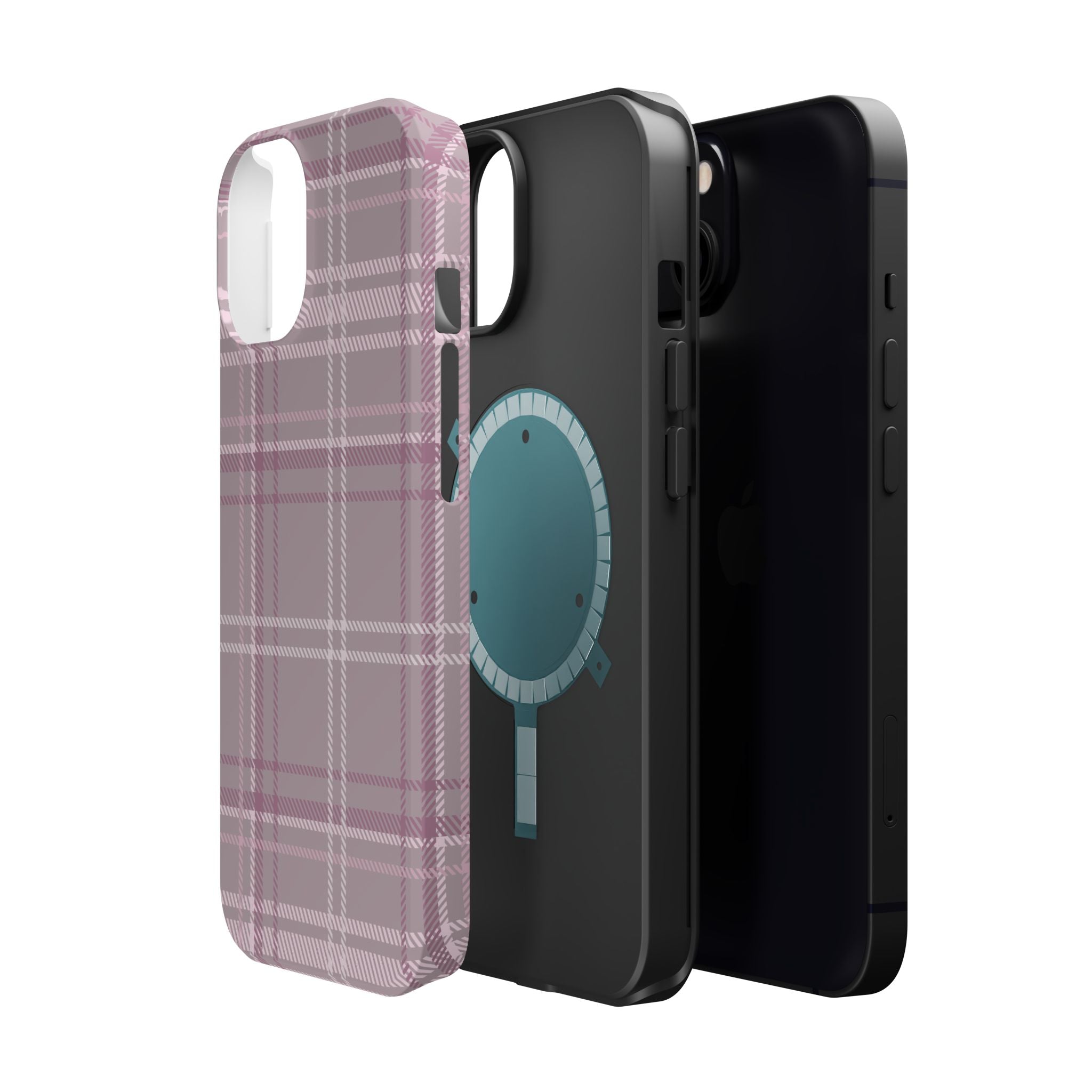 The Plaid Edit Mauve Phone Case