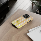 Lemon Orchard Stripes Phone Case