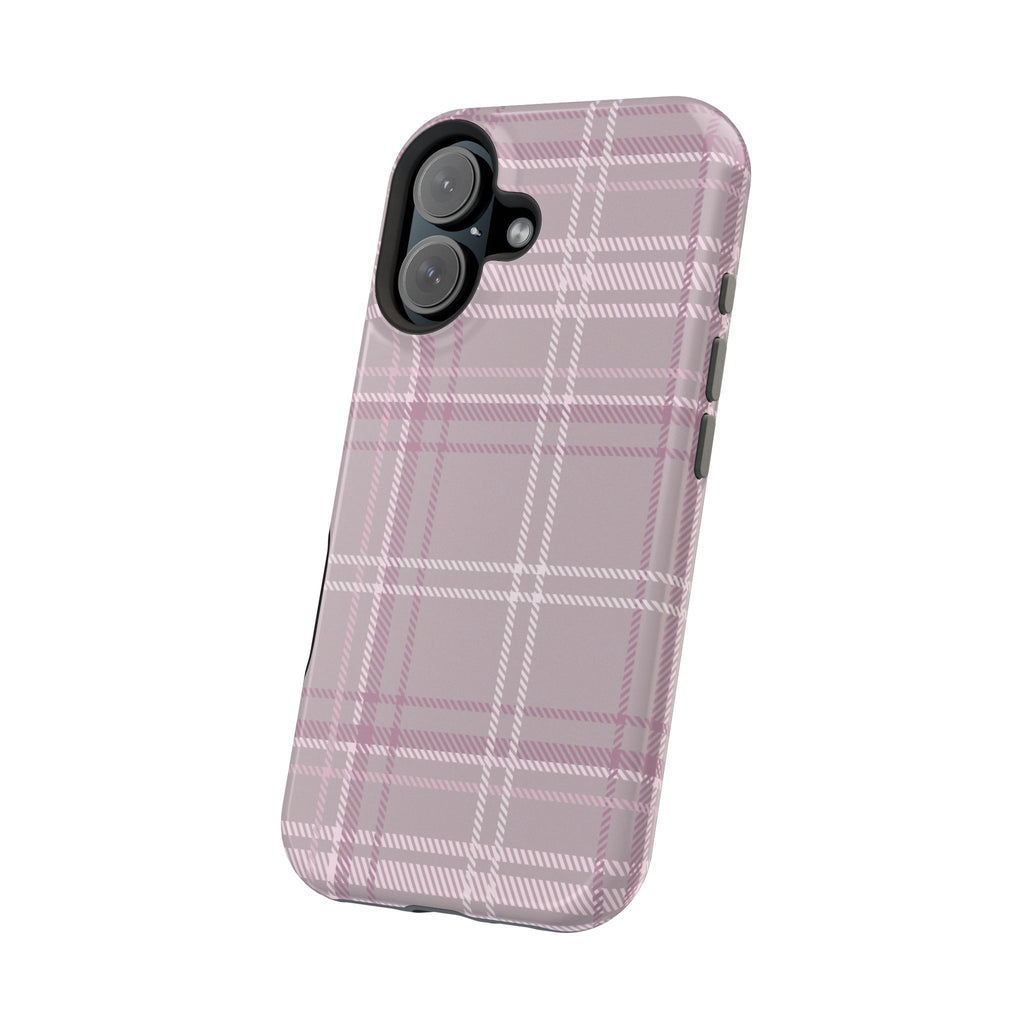 The Plaid Edit Mauve Phone Case