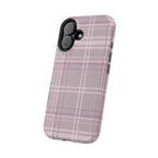 The Plaid Edit Mauve Phone Case
