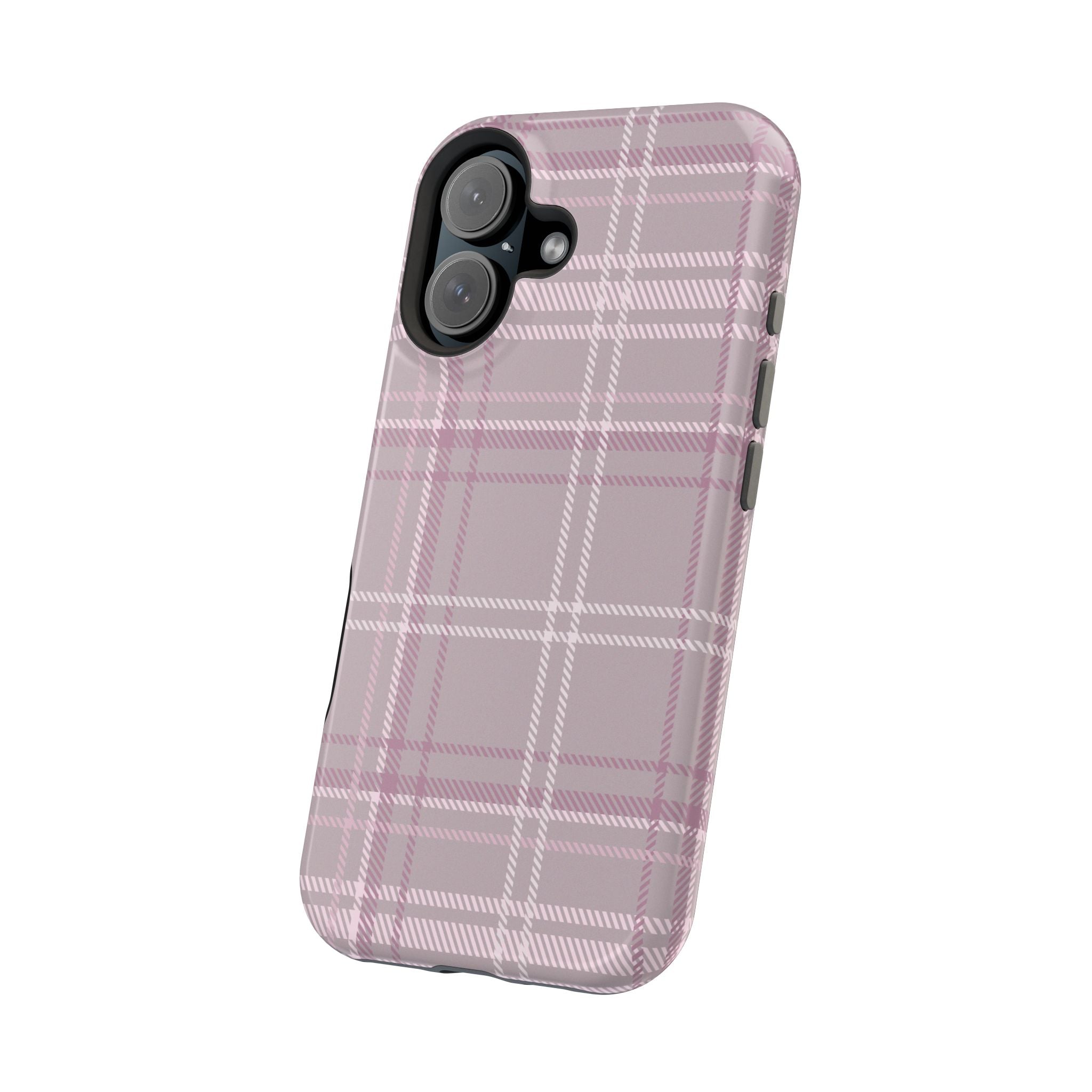The Plaid Edit Mauve Phone Case