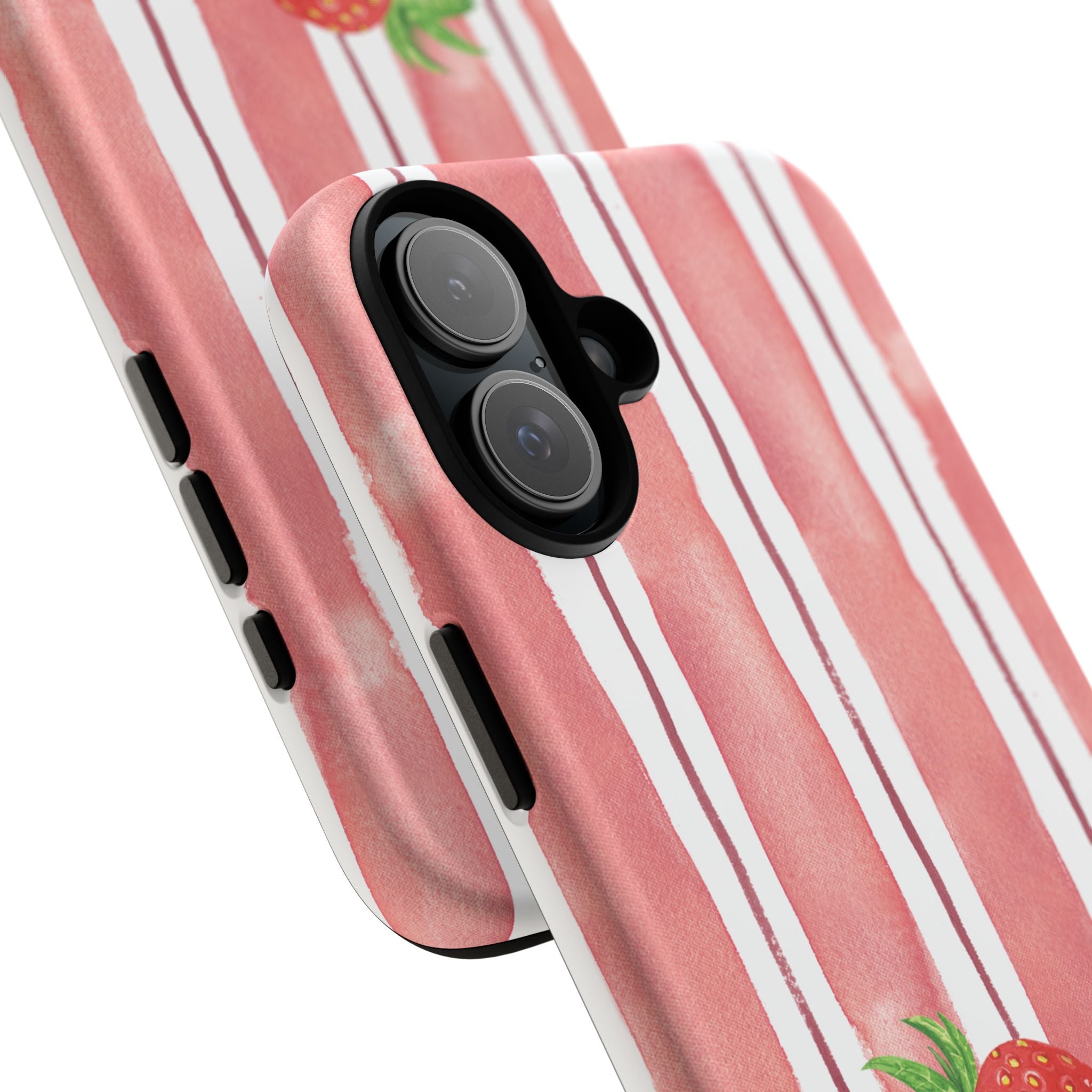 Strawberry Orchard Stripes Phone Case