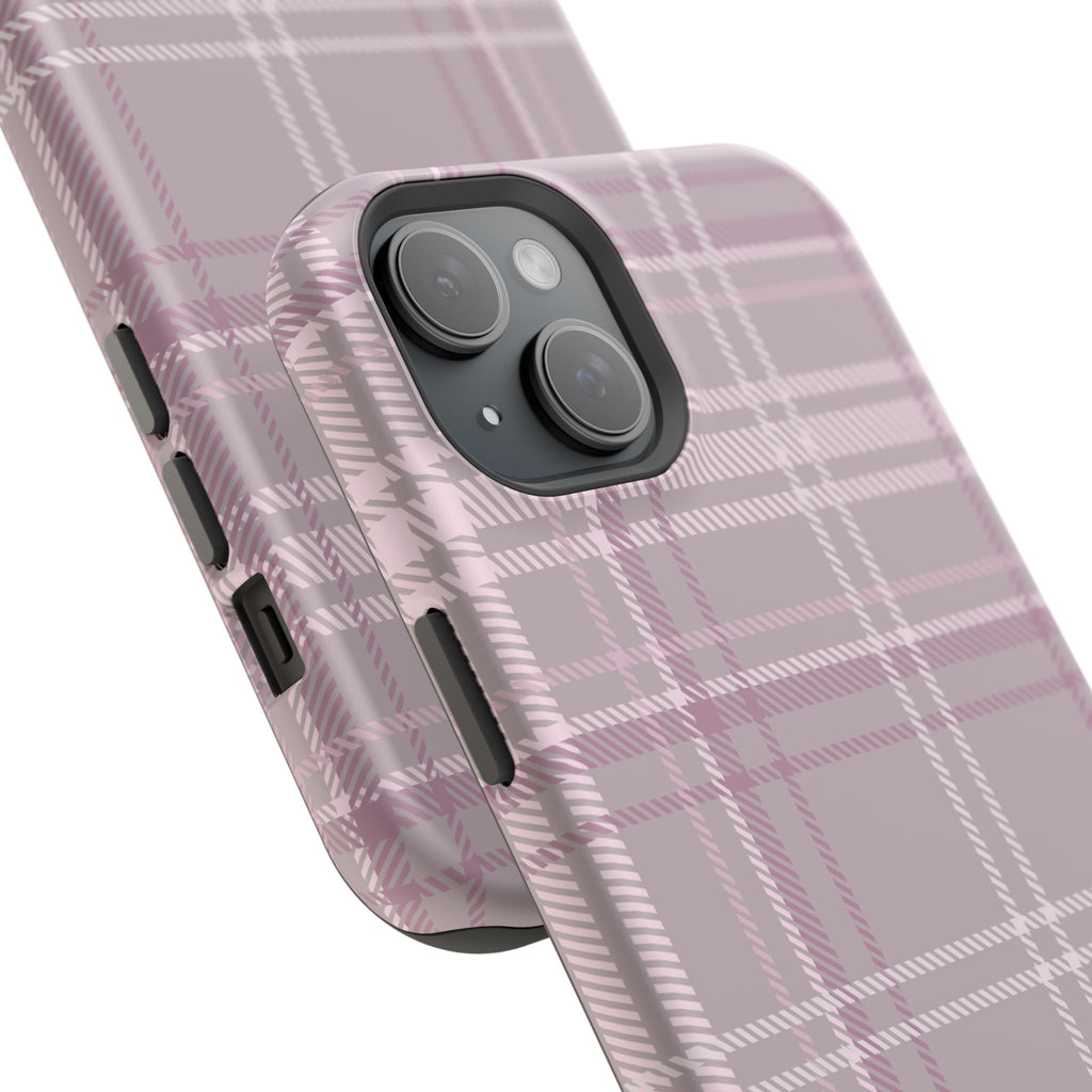 The Plaid Edit Mauve Phone Case