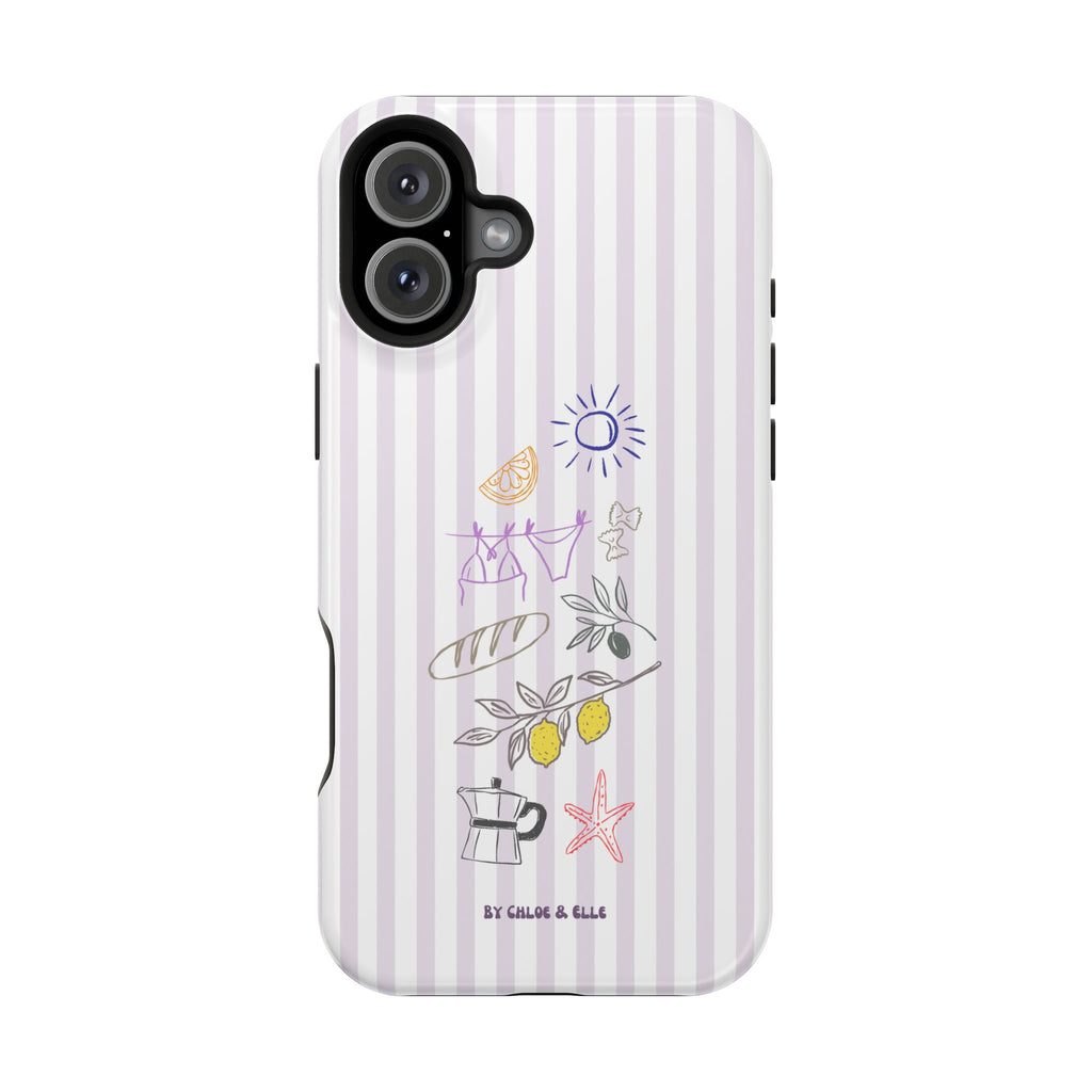 Amalfi Dreaming Petunia Phone Case