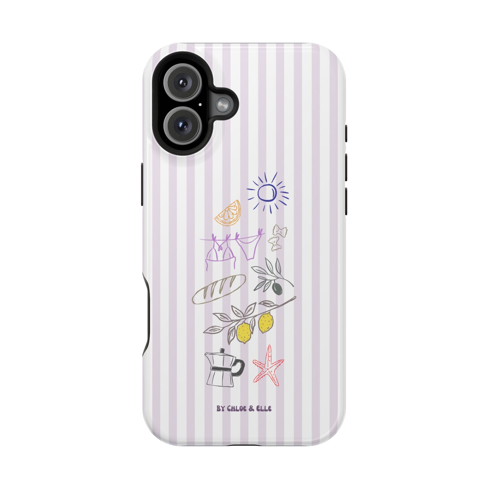 Amalfi Dreaming Petunia Phone Case