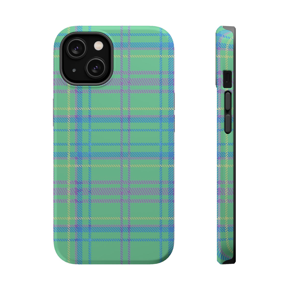 Fresh Energy Plaid Magnetic Phone Case