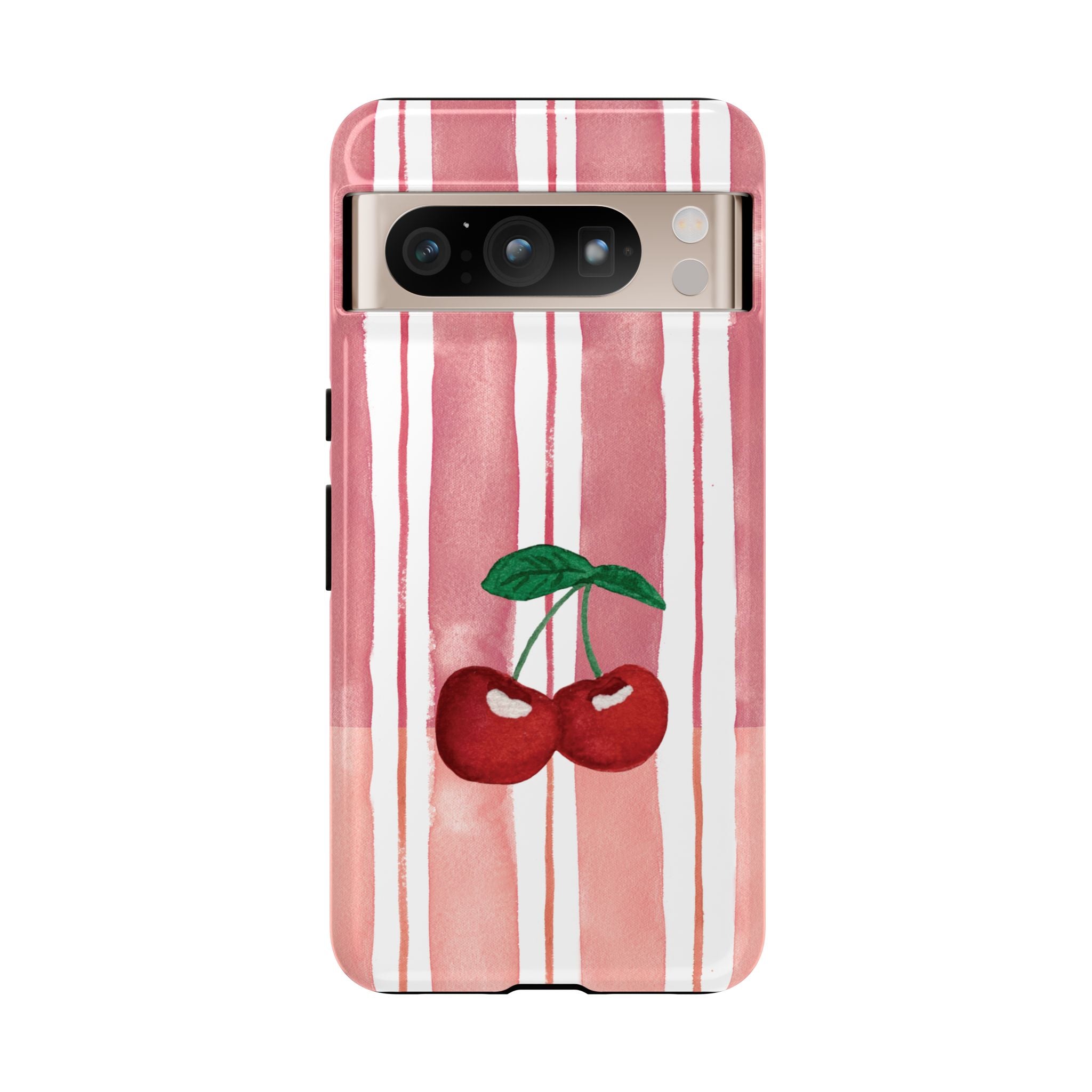 Cherry Orchard Stripes Phone Case
