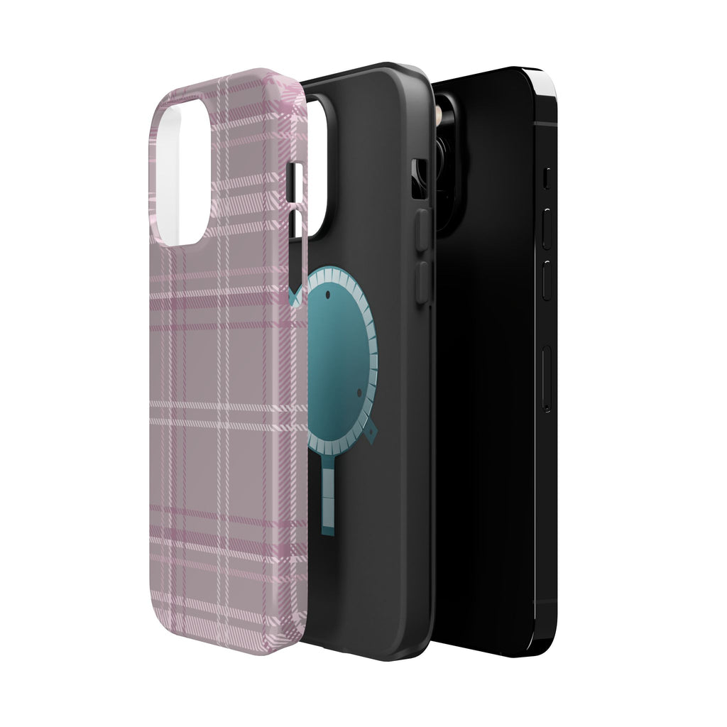 The Plaid Edit Mauve Phone Case