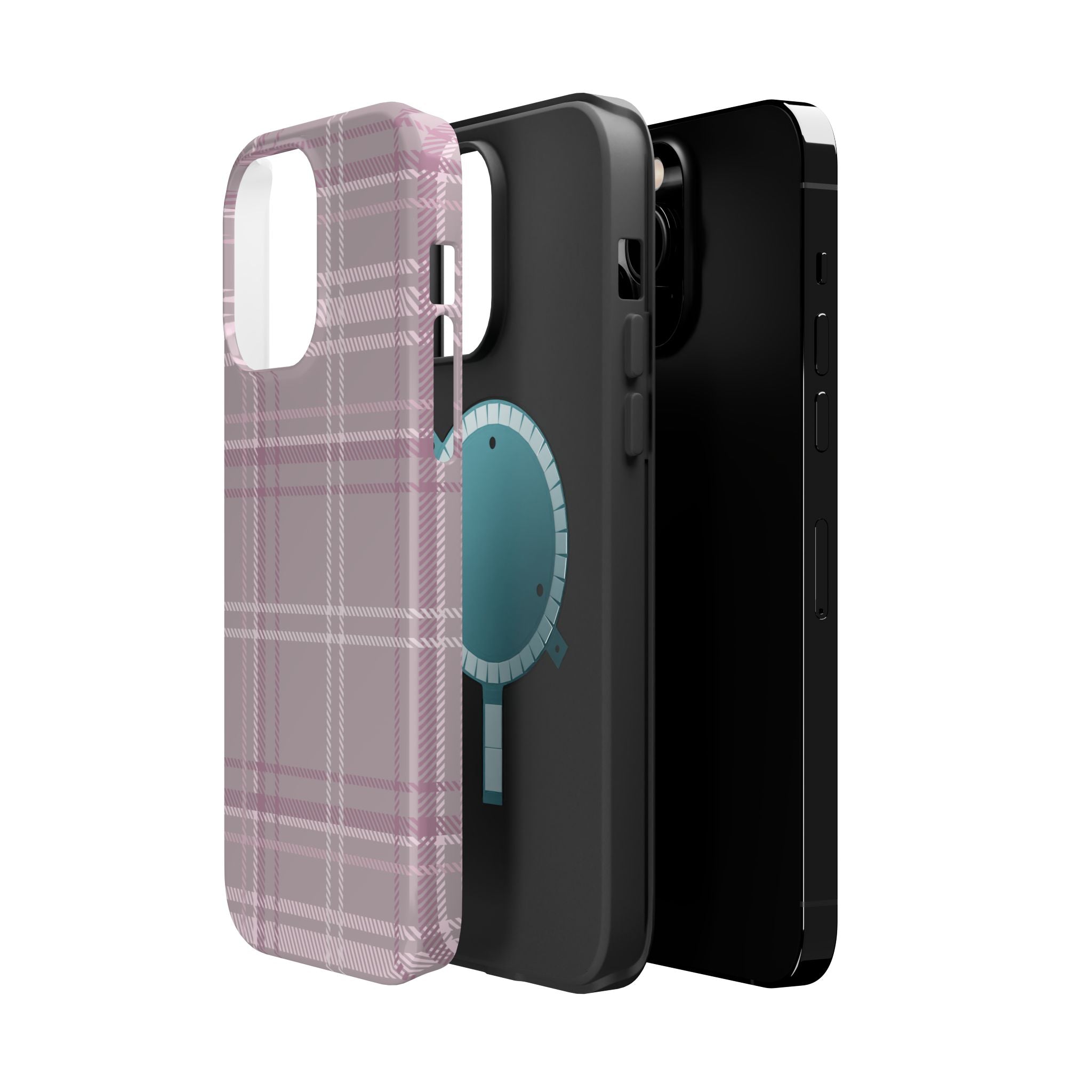 The Plaid Edit Mauve Phone Case