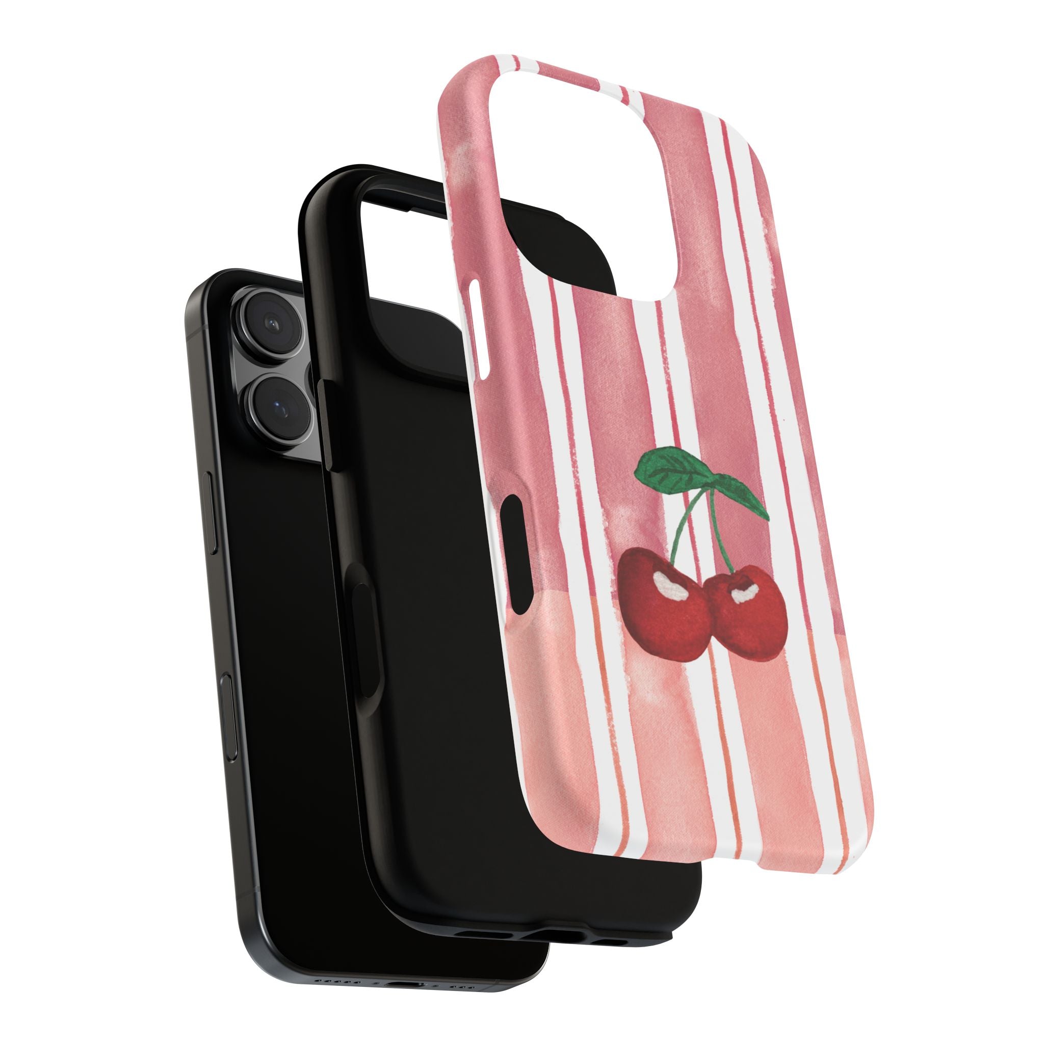 Cherry Orchard Stripes Phone Case