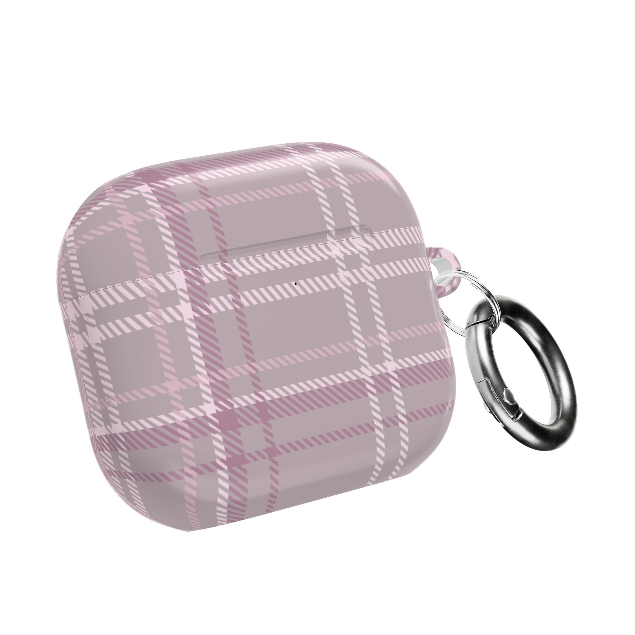 The Plaid Edit Mauve AirPod Case