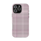 The Plaid Edit Mauve Phone Case