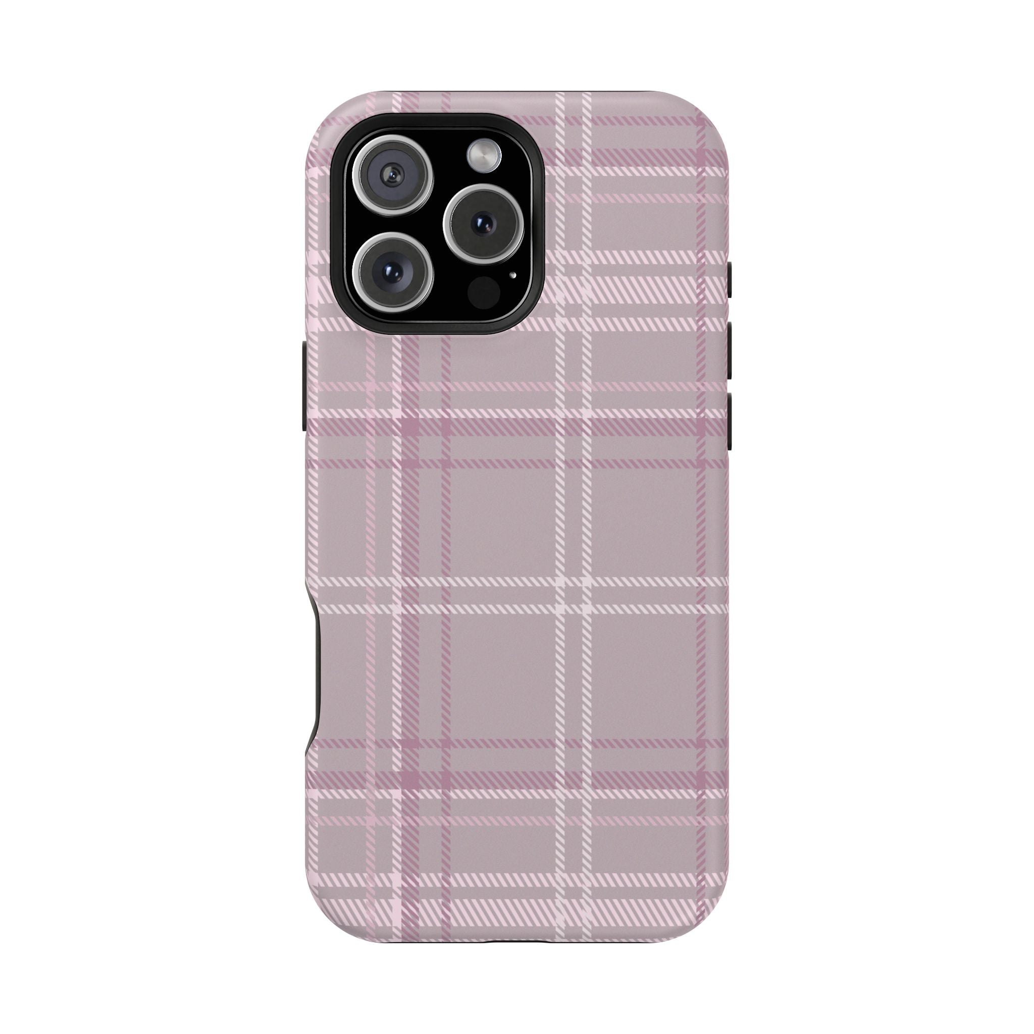 The Plaid Edit Mauve Phone Case