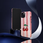 Cherry Orchard Stripes Phone Case