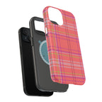 Golden Girl Plaid Magnetic Phone Case