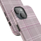 The Plaid Edit Mauve Phone Case